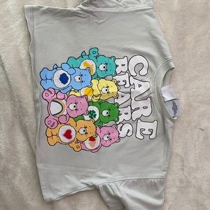 Zara care bear crop tshirt